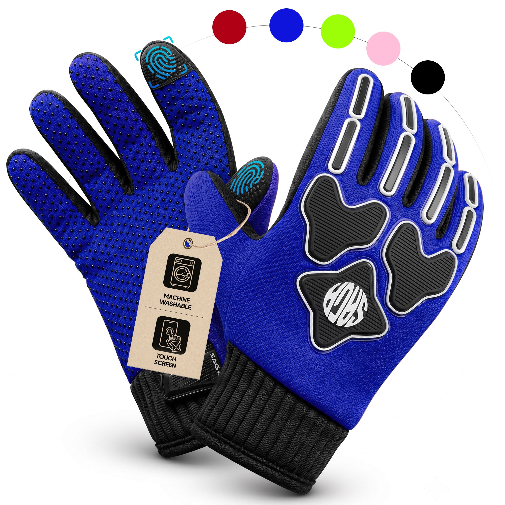 Kids Dirt Bike Gloves – Youth Motocross BMX Riding Gloves for Boys Girls, Off-Road Mountain Bike Cycling Gloves for Kids Ages 3-12