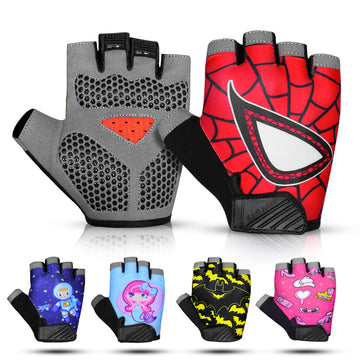 Kids Cycling Gloves Half Finger - Character Edition