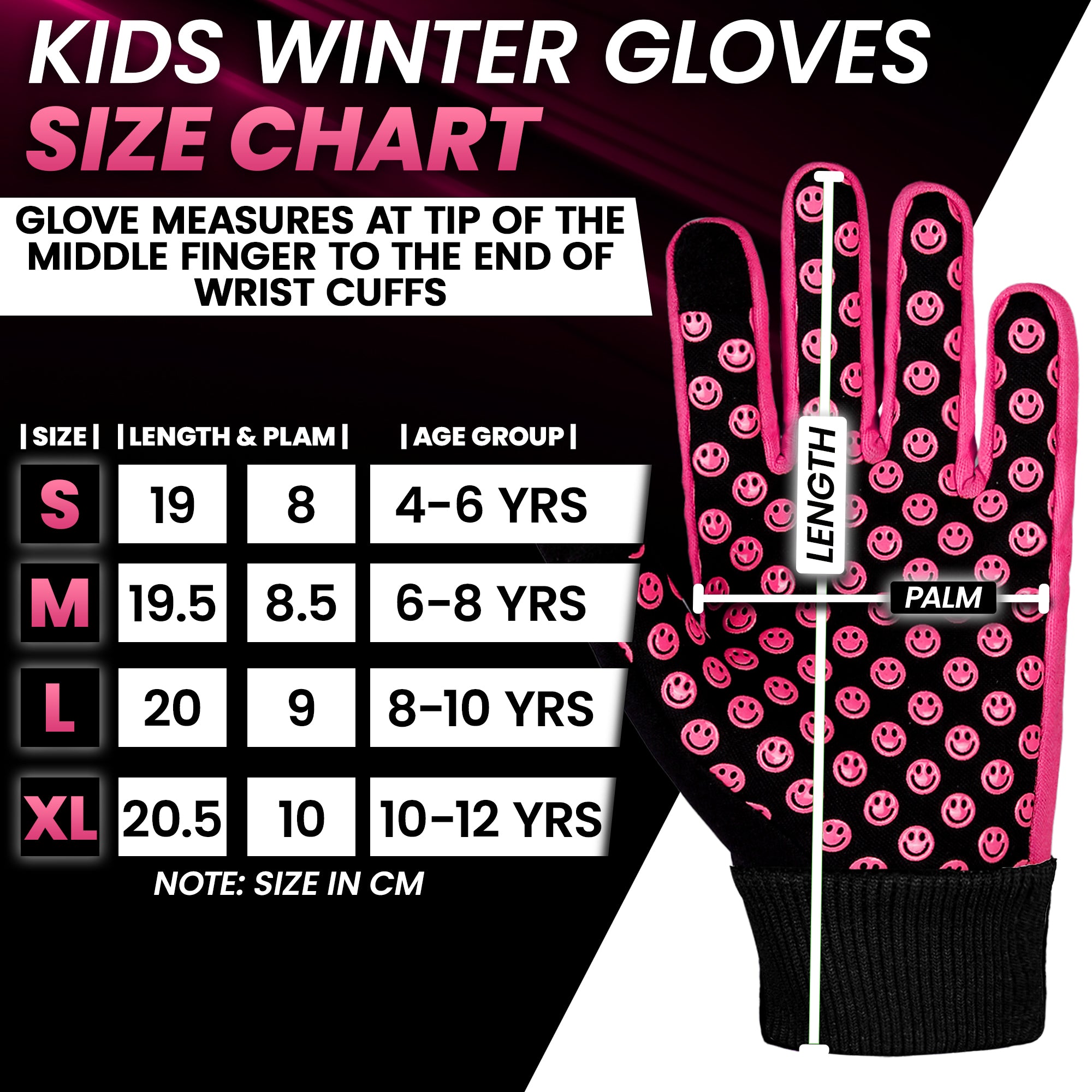 Kids Winter Gloves – Smily Palm
