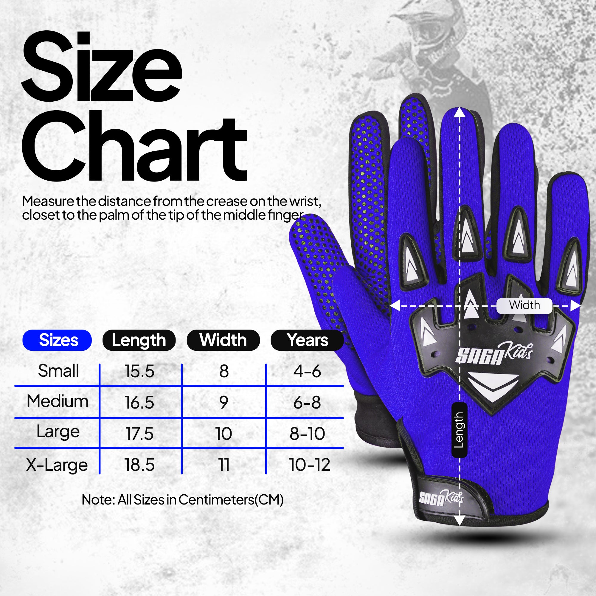 Kids Motorcycle Riding Gloves