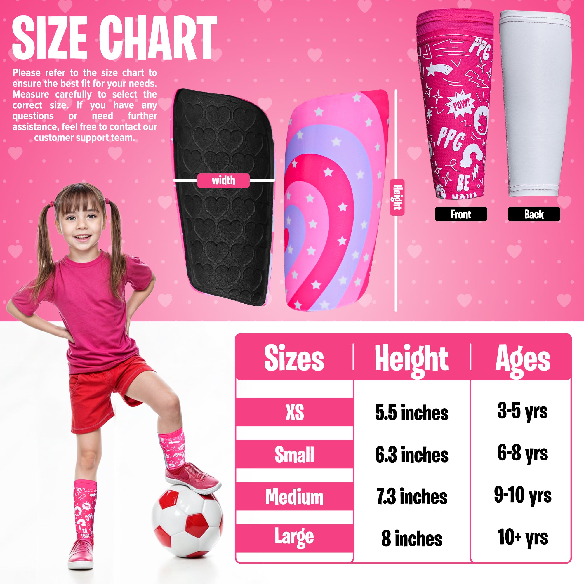 Pink Shin Guard