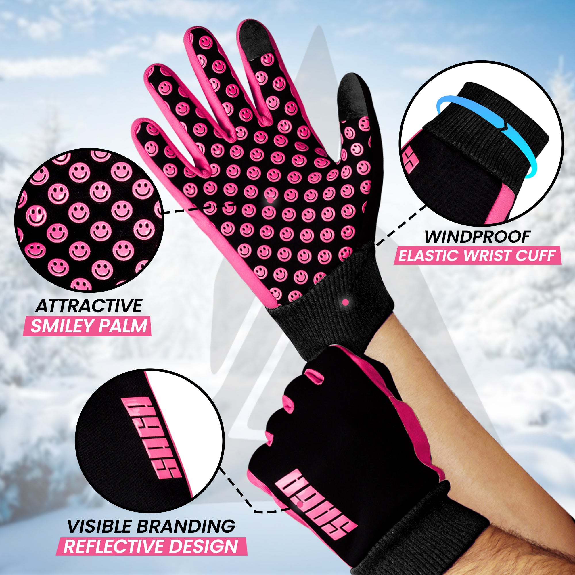 Kids Winter Gloves – Smily Palm