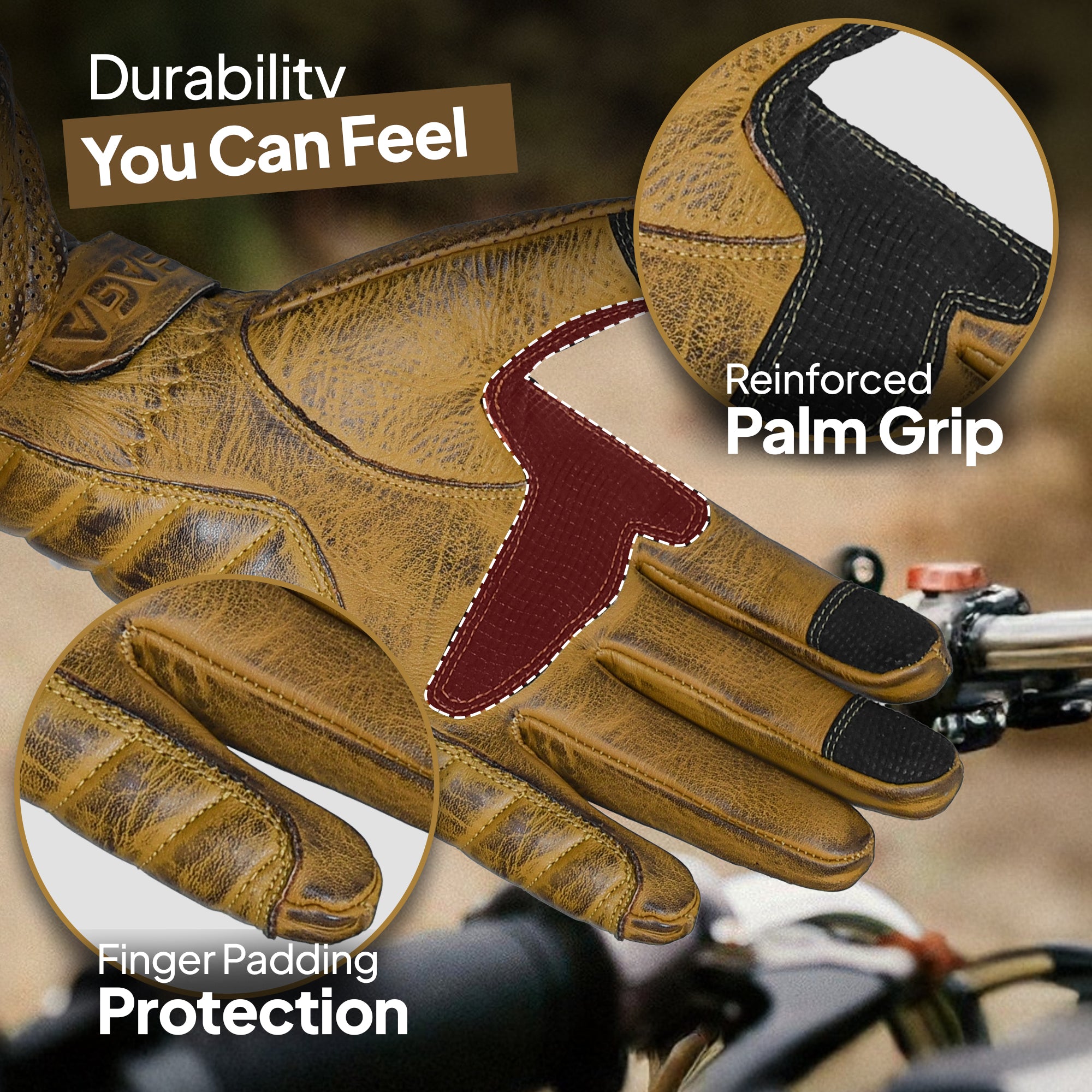 Adult Motorcycle Gloves Skin