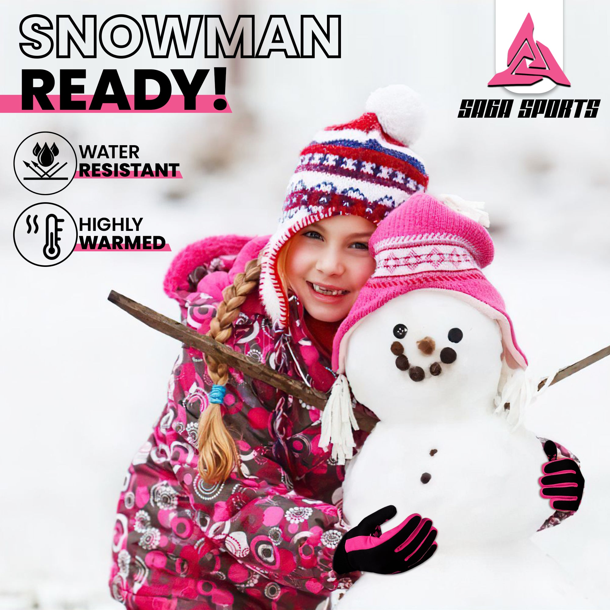 Kids Winter Gloves – Smily Palm