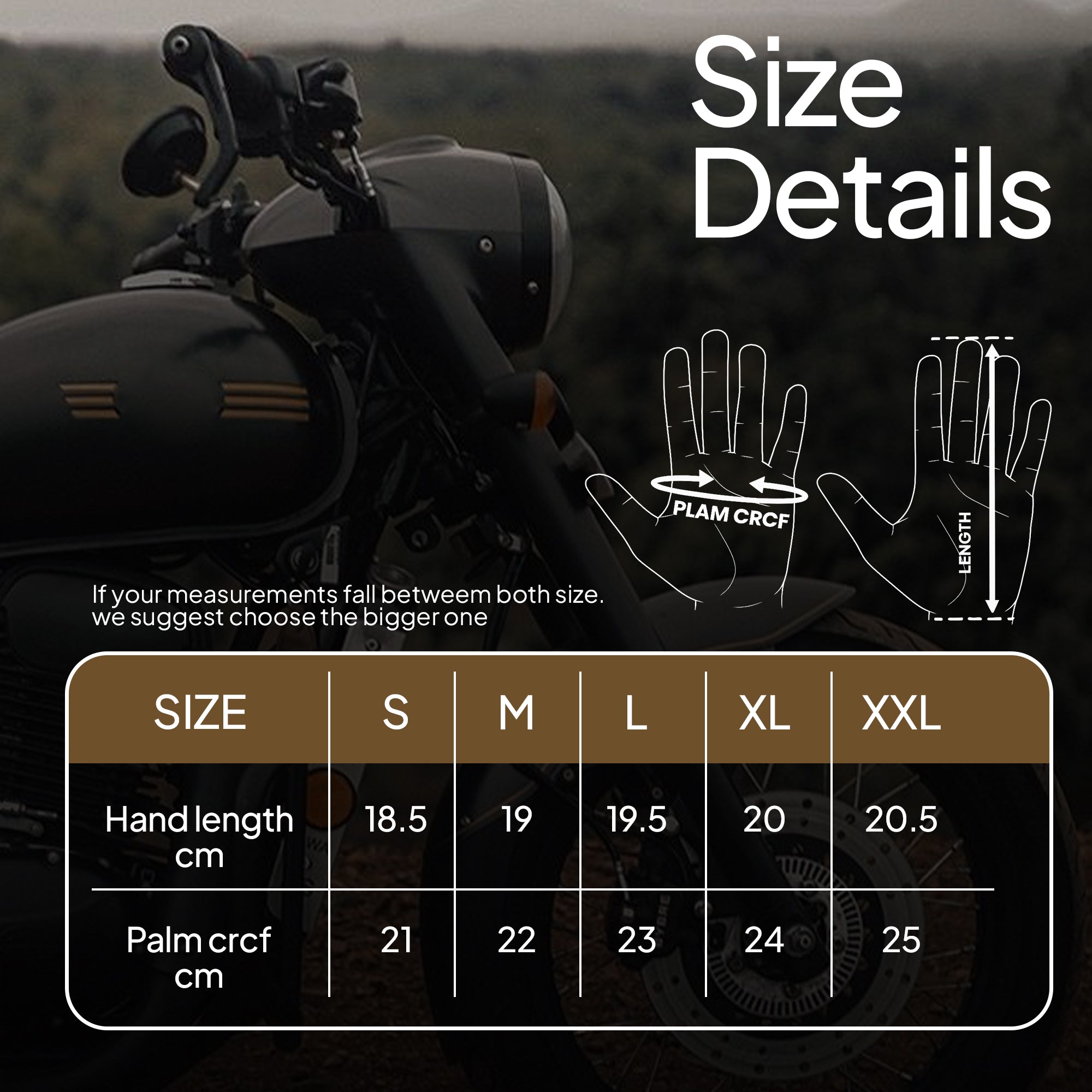 Adult Motorcycle Gloves Skin