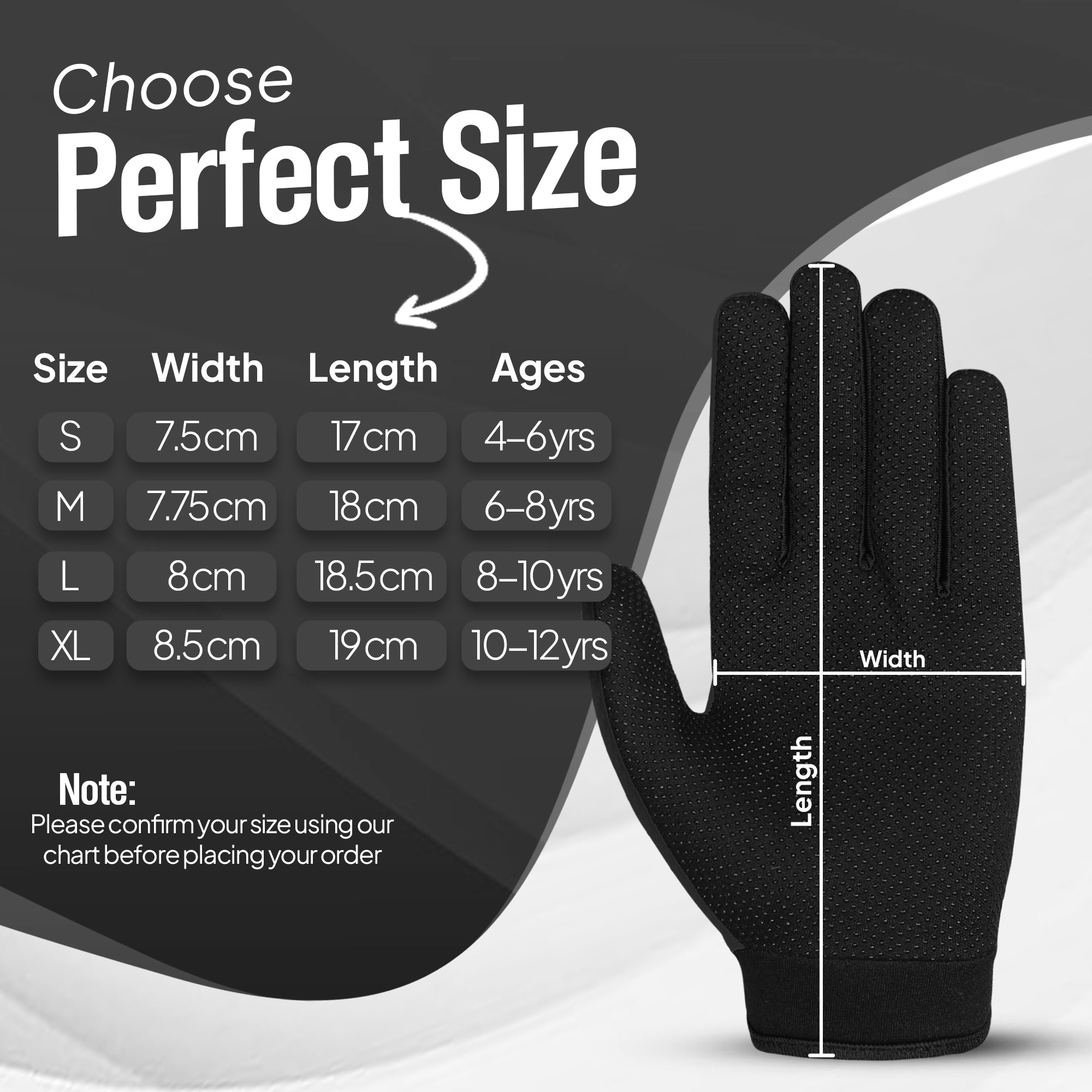 3X Full finger Kids Cycling Gloves