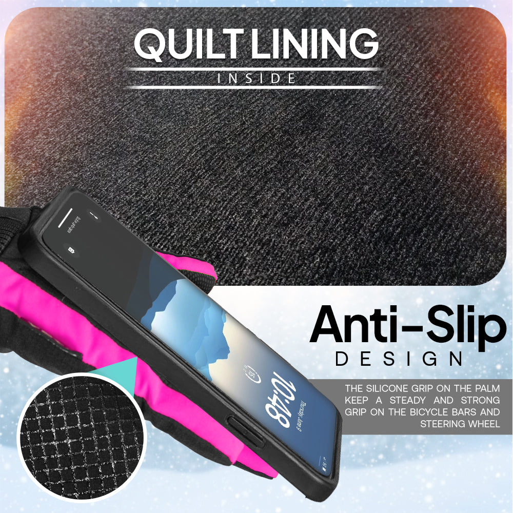 Kids Touch Screen Waterproof Winter Gloves