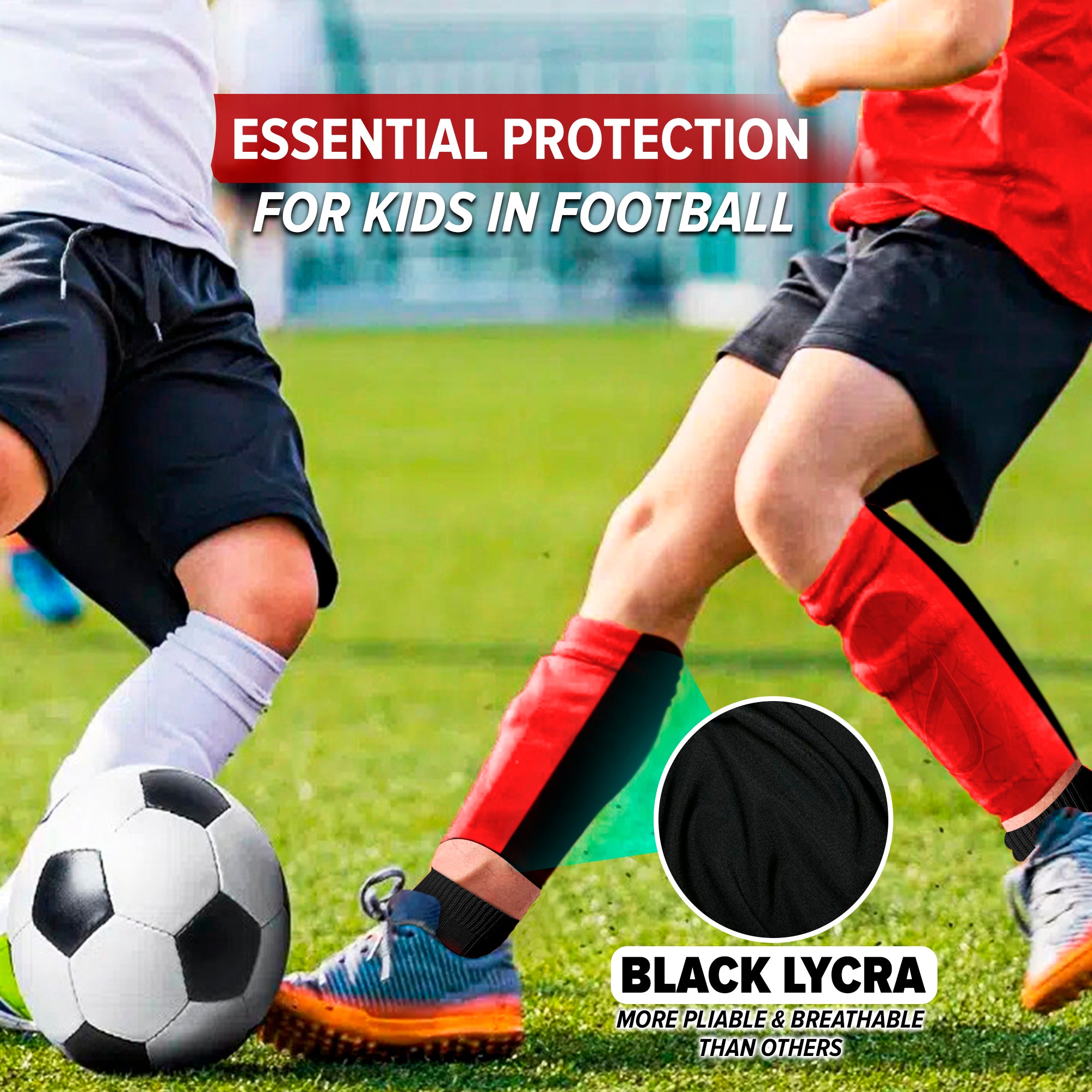 Spider Shin Guards for Soccer