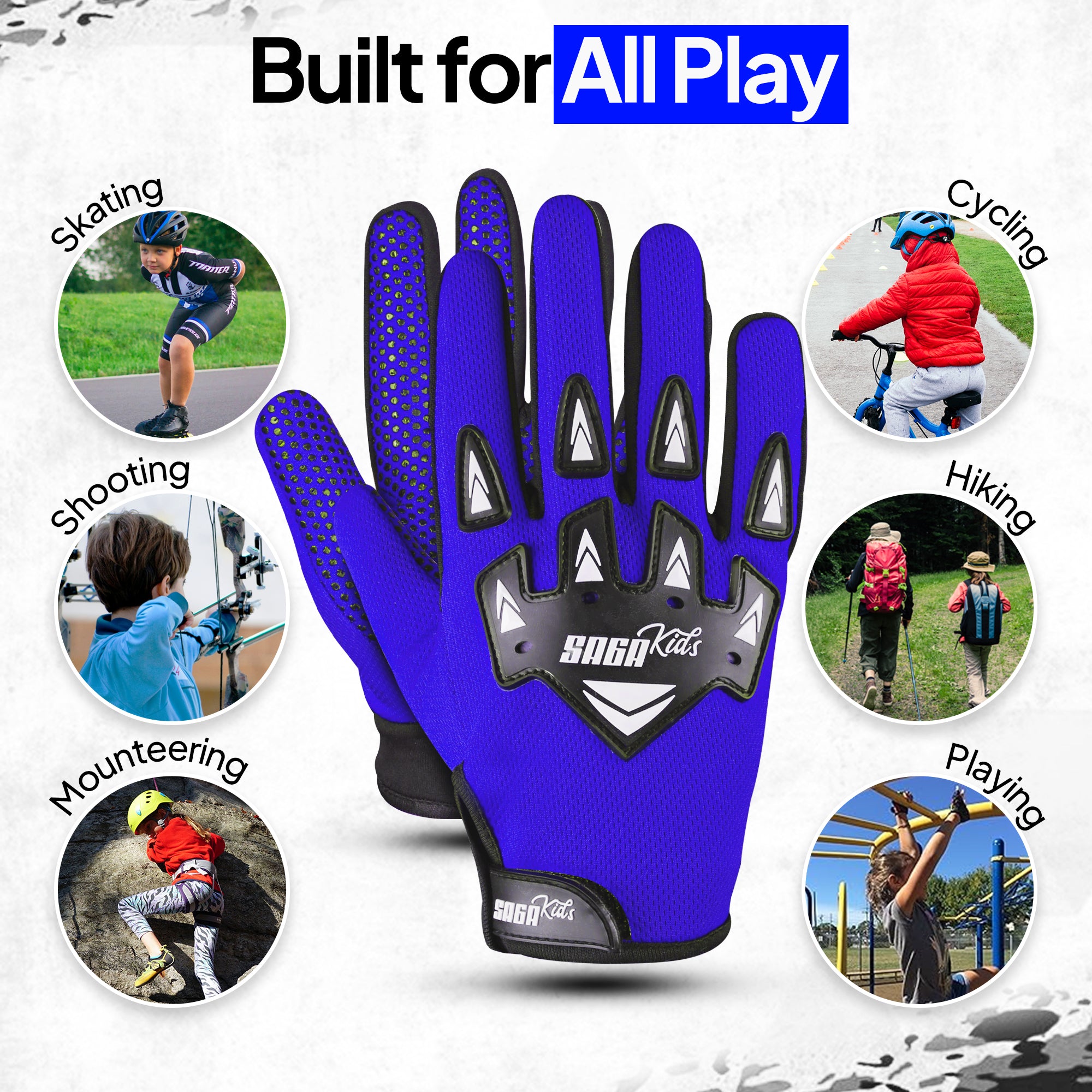Kids Motorcycle Riding Gloves