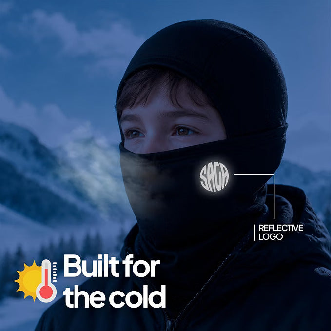 Kids Balaclava Ski Mask For Boys & Girls Windproof Full-Face Winter Hood & Neck Gaiter for Motorcycling, Skiing, Cycling, Work and Outdoor Sports
