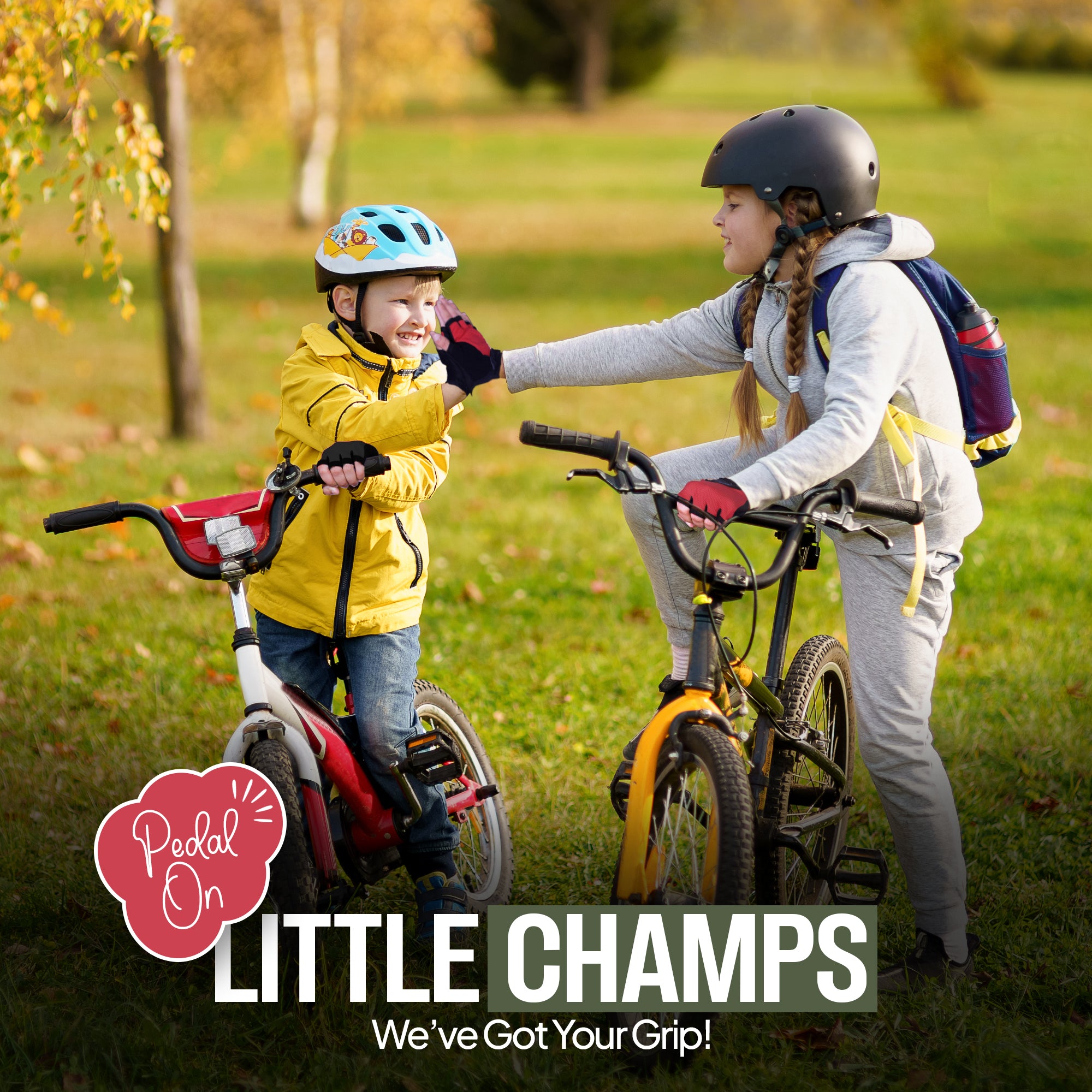 3X Kids Cycling Gloves Half Finger