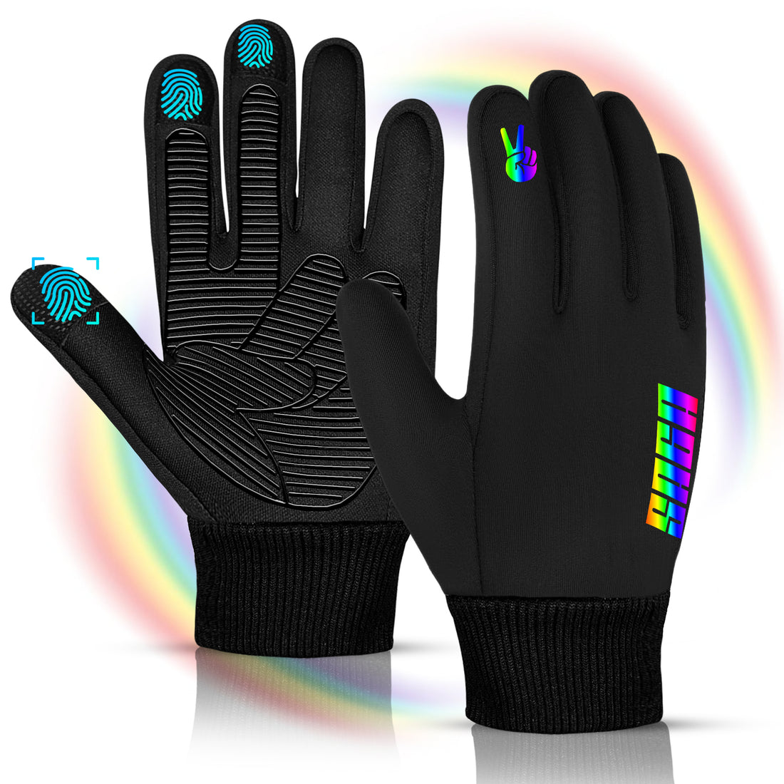Kids Thermal Winter Gloves – Victory Sign