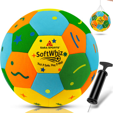 Soft Indoor Soccer Ball for Kids - Multicolor
