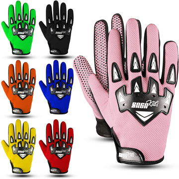 Kids Motorcycle Gloves Pink