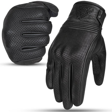 Adult Motorcycle Gloves Black