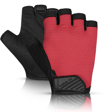 Kids Cycling Gloves, Half Fingerless Anti-Slip Kids Bike Gloves for Boys & Girls