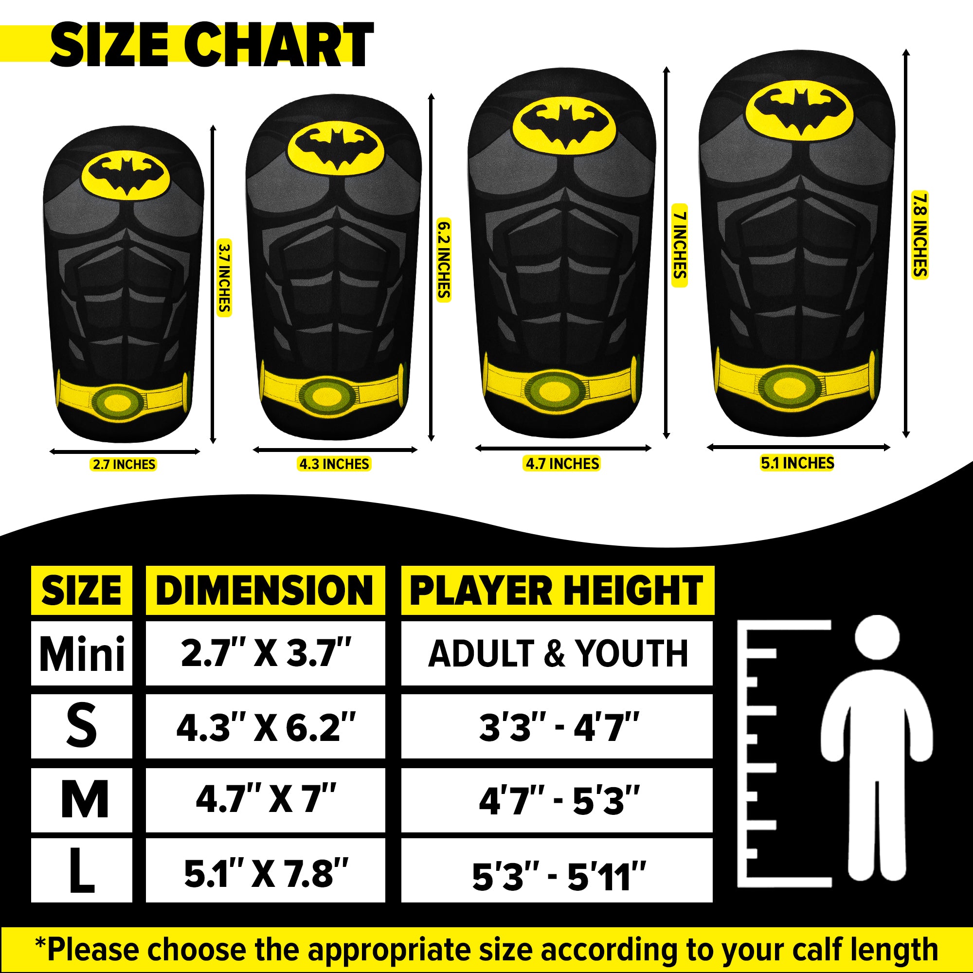 Shin Guard Batman
